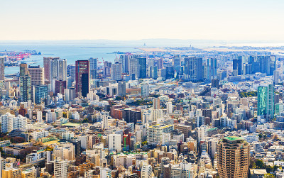 日本东京全景图