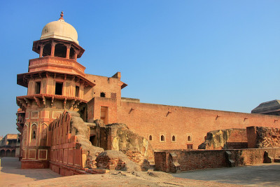 印度北方邦阿格拉堡的Jahangiri Mahal