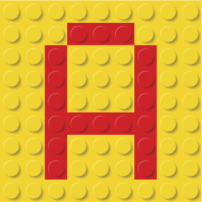 建筑套件中的字母A。