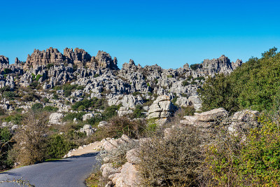 El Torcal de Antequera, Andalusia, Spain，在Antequer