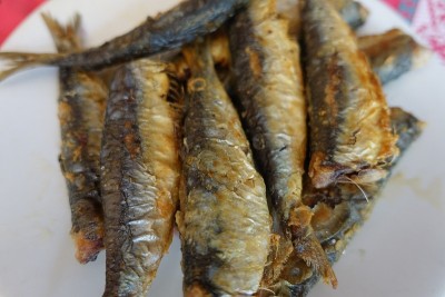 油炸沙丁鱼