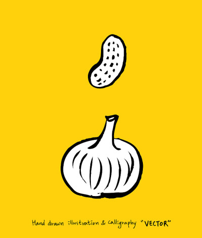 食品菜单插图
