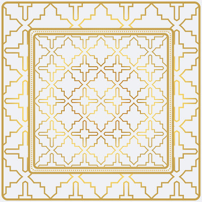 Geometric Pattern With Hand-Drawing Ornament. Illu