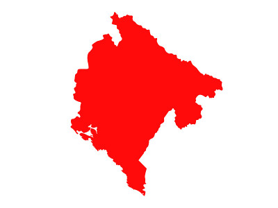 黑山共和国地图