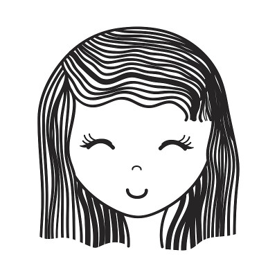 幸福的女人闭上眼睛