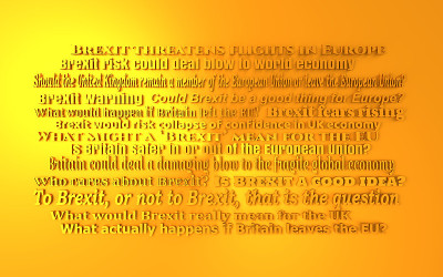 英国退出欧盟。Brexit