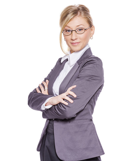 女人交叉的手