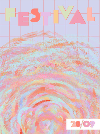 Music festival cover background.
