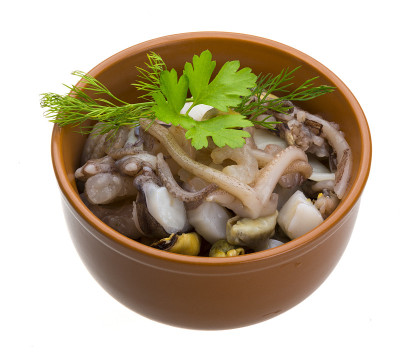 生海鲜鸡尾酒