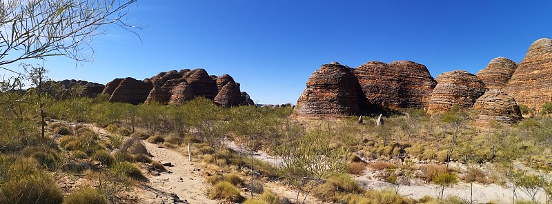 迷人的Bungle Bungles (Purnulu国家公园)的地质