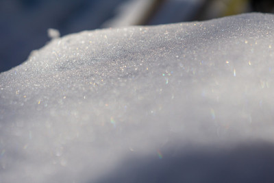 地上的雪