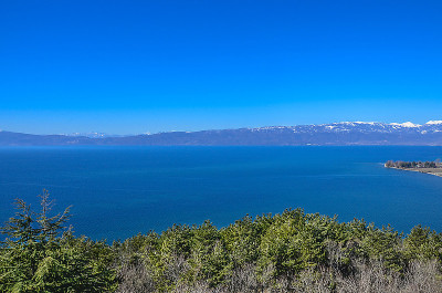 奥赫里德湖，马其顿-全景
