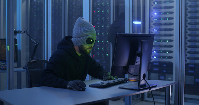 Hackers breaking into a data center
