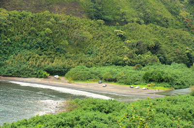 夏威夷的异国海岸线