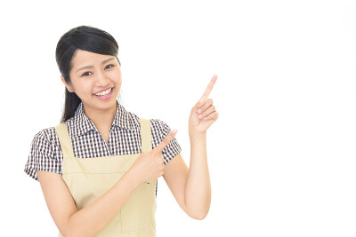 微笑的家庭主妇