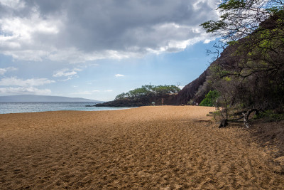 夏威夷毛伊岛海岸的俯瞰景色
