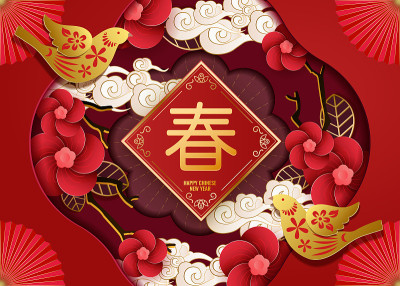 经典的中国新年背景
