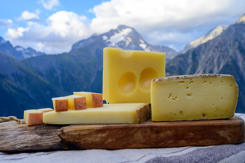 奶酪收藏，法国beaufort, abondance, emmental, tomme de sav