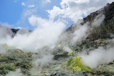 日本北海道的火山