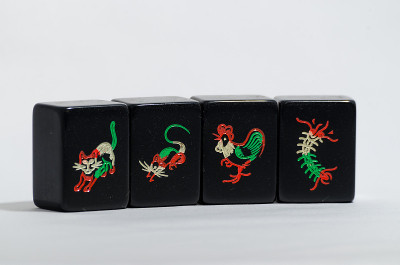 黑色麻将A1瓷砖套