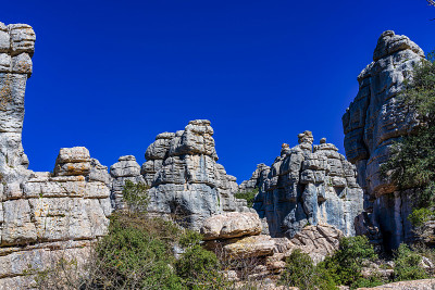 El Torcal de Antequera, Andalusia, Spain，在Antequer