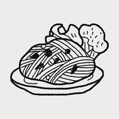 涂鸦面条面条