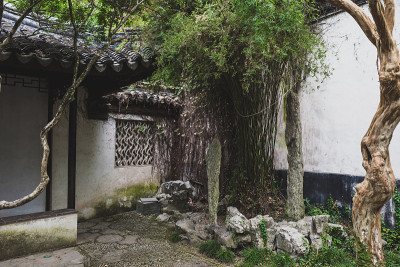 中国江苏同里老城退思花园