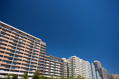 千叶县松落镇的新兴住宅区。