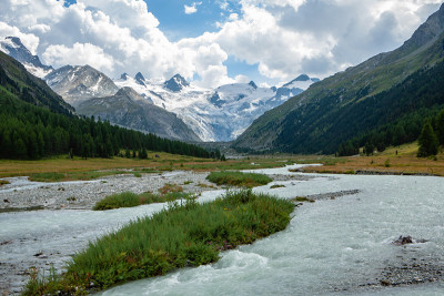 Roseg Valley-Bernina Range-Switzerland