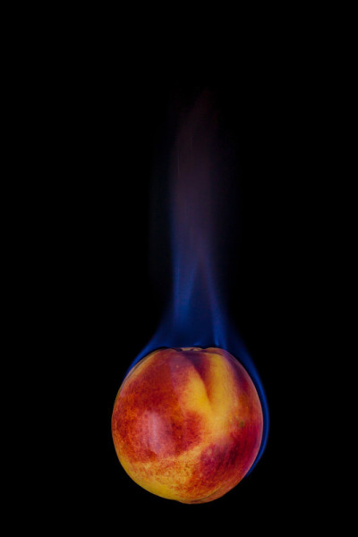 桃子着火了