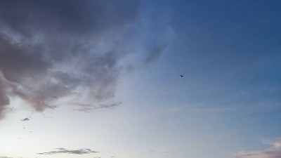 日落的天空