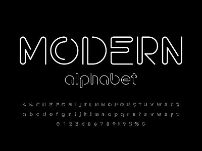 现代字体
