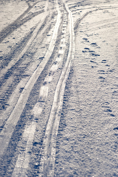 跟踪的雪橇