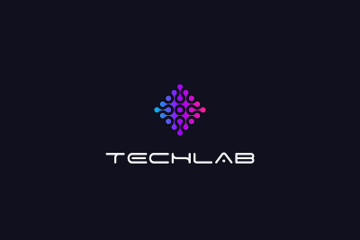 科技实验室摘要公司标志