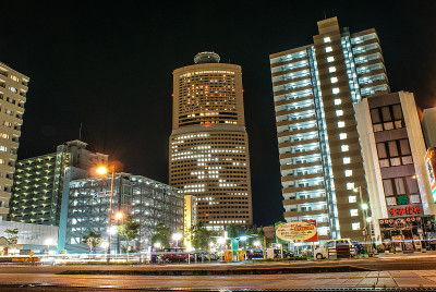 静冈县滨松市夜景