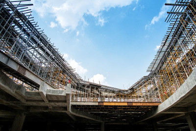 脚手架、建筑工地