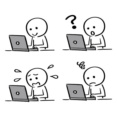 一组使用个人电脑的人