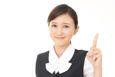 微笑的商业女性
