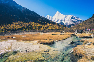 自然景观形象，雪山