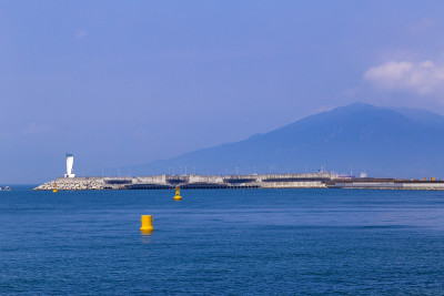 美丽的dongdo岛，韩国。
