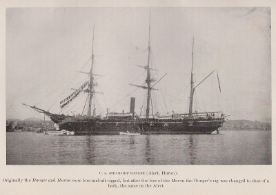 美国游侠号铁单桅船1873号，19世纪美国海军历史