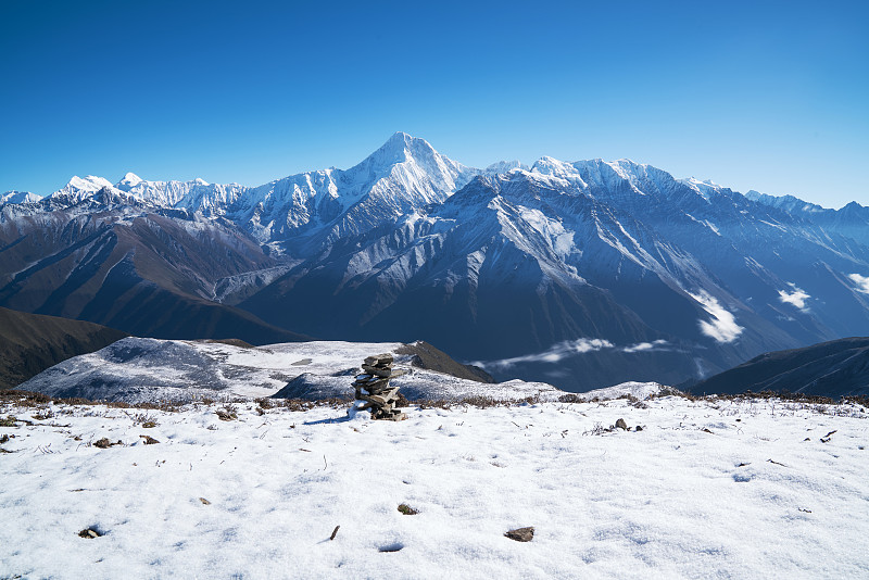 亚洲，中国，川西，草原，牧场，雪山，自然风光，高原风光，横向构成，