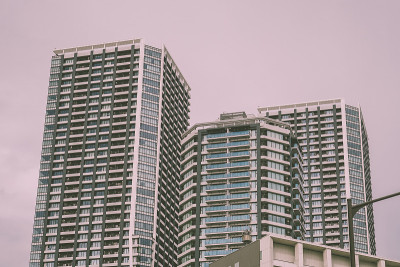 东京的高层公寓群