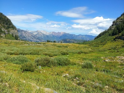 在廷帕诺戈斯山瓦萨奇山的观点