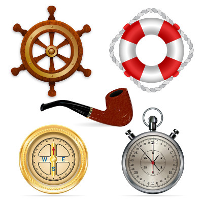 sea symbol set