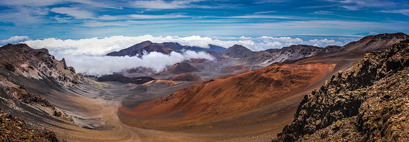 哈雷阿卡拉火山口顶部