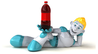 机器人- 3D插图