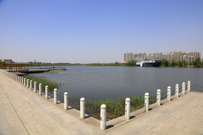 中国唐山海滨城市风景
