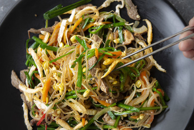 韩国食品Japchae