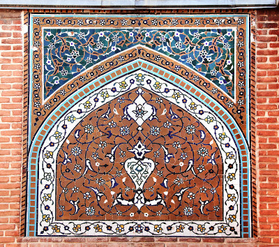 伊朗阿达比勒Sheikh Safi al-din khahaneghah的马赛克墙